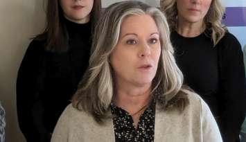 Windsor West MPP Lisa Gretzky, January 25, 2024. Photo by Mark Brown/WindsorNewsToday.ca.